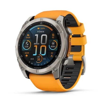 Zegarek sportowy Garmin fēnix 8 — 51 mm, Amoled Sapphire [010-02905-11]