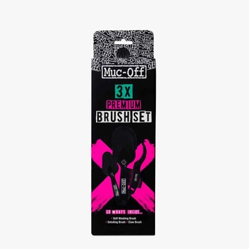 MUC-OFF ZESTAW 3 SZCZOTEK Premium Brush Set